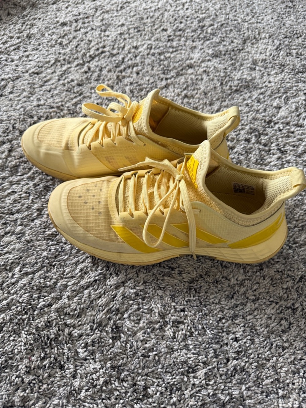 adidas Yellow Athletic Shoes